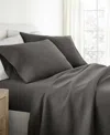 Ienjoy Home Jersey Cotton 3-pc. Sheet Set, Twin Xl In Gray