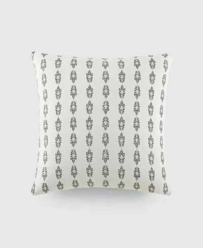 Ienjoy Home Leaves Line Patterns Decorative Pillow, 20" X 20" In Taupe Leaves