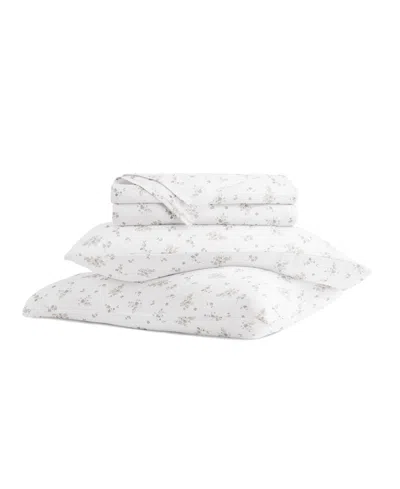 Ienjoy Home Long Staple 300-thread Count Cotton Pattern 4-pc. Sheet Set, Full In White