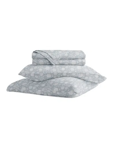 Ienjoy Home Long Staple 300-thread Count Cotton Pattern 4-pc. Sheet Set, California King In Blue