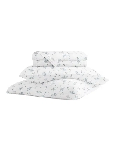 IENJOY HOME LONG STAPLE 300-THREAD COUNT COTTON PATTERN 4-PC. SHEET SET, KING