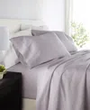 Ienjoy Home Long Staple 300-thread Count Cotton Solid 4-pc. Sheet Set, California King In Green