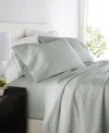 Ienjoy Home Long Staple 300-thread Count Cotton Solid 4-pc. Sheet Set, Queen In Gray