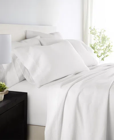 IENJOY HOME LONG STAPLE 300-THREAD COUNT COTTON SOLID 4-PC. SHEET SET, SPLIT KING