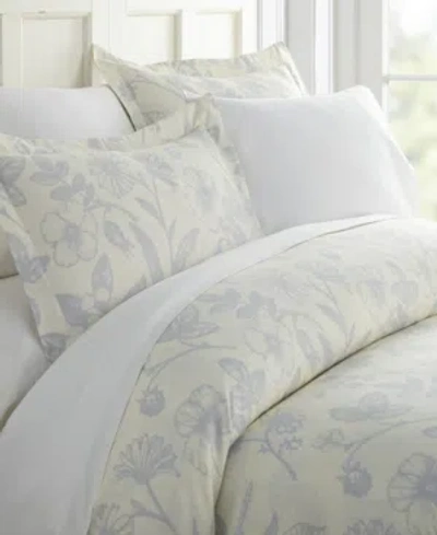 Ienjoy Home Lucid Dreams Patterned Duvet Cover Set, Full/queen In Blue Garden