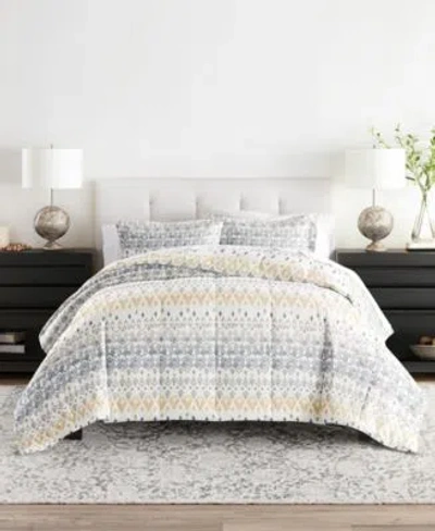 Ienjoy Home Mayan Stamp Comforter Sets In Gray