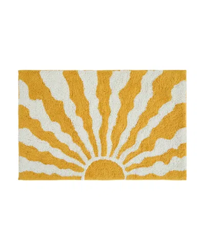 Ienjoy Home Modern Cotton Bath Mat, 34" X 21"