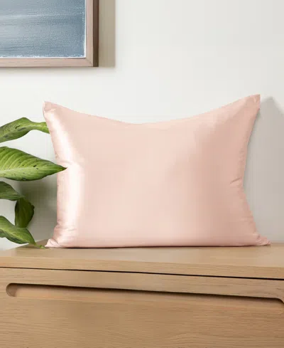 Ienjoy Home Momme Mulberry Silk Pillowcase, Standard In Pink