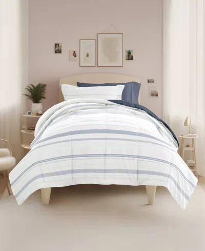 Ienjoy Home Patterned Dorm 8-piece Comforter Set, Twin Xl