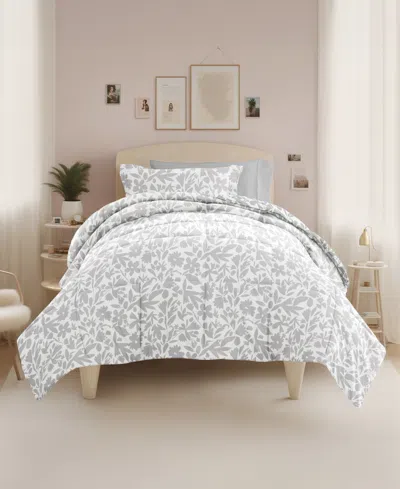 Ienjoy Home Patterned Dorm 8-piece Comforter Set, Twin Xl
