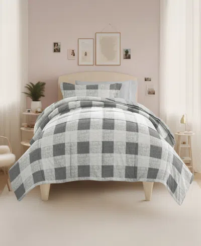 Ienjoy Home Patterned Dorm 8-piece Comforter Set, Twin Xl