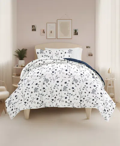 Ienjoy Home Patterned Dorm 8-piece Comforter Set, Twin Xl