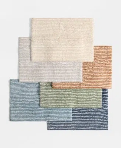 Ienjoy Home Pinstripe Cotton Bath Mat Collection In Multi