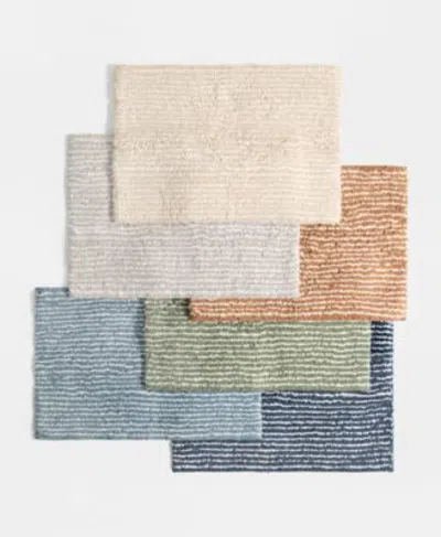 Ienjoy Home Pinstripe Cotton Bath Mat Collection In Natural