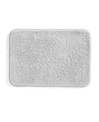 Ienjoy Home Plush Absorbent Bath Mat, 24" X 17" In Gray