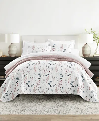 Ienjoy Home Poppy Bloom Reversible 2-pc. Quilt Set, Twin/twin Xl