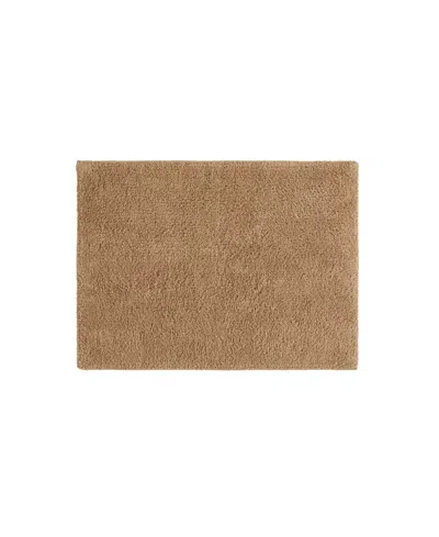 Ienjoy Home Reversible Cotton Bath Mat, 24" X 17" In Brown