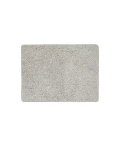 Ienjoy Home Reversible Cotton Bath Mat, 24" X 17" In Gray