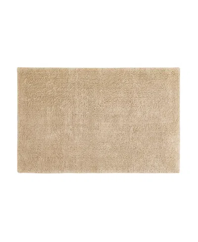 Ienjoy Home Reversible Cotton Bath Mat, 34" X 21" In Brown