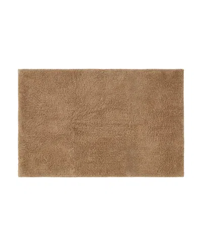 Ienjoy Home Reversible Cotton Bath Mat, 34" X 21" In Brown