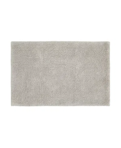 Ienjoy Home Reversible Cotton Bath Mat, 34" X 21" In Gray