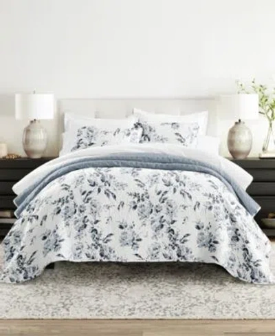 Ienjoy Home Rose Garden Reversible Quilt Sets