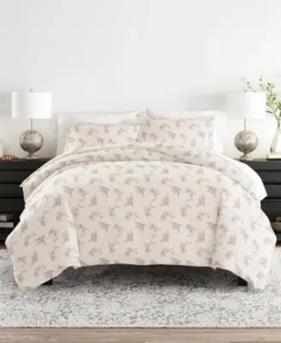 Ienjoy Home Rustic Retreat All Season Duvet Cover Sets In Light Gray