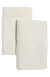 Ienjoy Home Set Of 2 300 Thread Count Sateen Pillowcases In Ivory