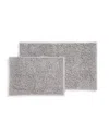 Ienjoy Home Soft Absorbent Chenille 2-pc. Bath Mat Set In Gray