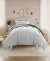 Ienjoy Home Solid Reversible Dorm 8-piece Comforter Set, Twin Xl