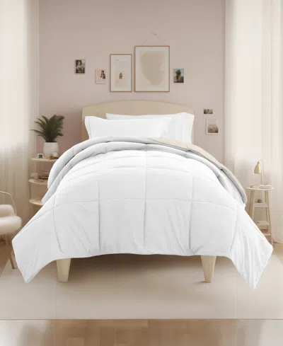 Ienjoy Home Solid Reversible Dorm 8-piece Comforter Set, Twin Xl