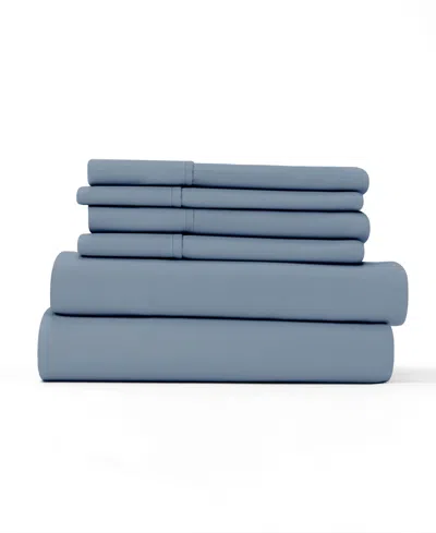 Ienjoy Home Solids In Style 4-pc. Sheet Set, Twin Xl In Blue