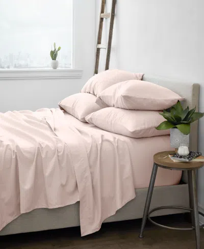 Ienjoy Home Solids In Style 6-pc. Sheet Set, California King In Blush