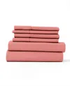 Ienjoy Home Solids In Style 6-pc. Sheet Set, California King In Clay