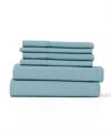 Ienjoy Home Solids In Style 6-pc. Sheet Set, Full In Ocean
