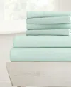 Ienjoy Home Solids In Style 6-pc. Sheet Set, Queen In Mint