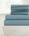 Ienjoy Home Solids In Style 6-pc. Sheet Set, Queen In Ocean