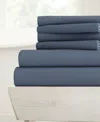 Ienjoy Home Solids In Style 6-pc. Sheet Set, Queen In Stone