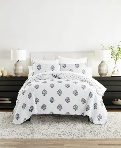 Ienjoy Home Stamped Bloom Reversible 2-pc. Quilt Set, Twin/twin Xl