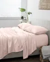 Ienjoy Home Style Simplified 3-pc. Sheet Set, Twin Xl In Blush