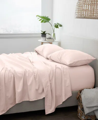 Ienjoy Home Style Simplified 4-pc. Sheet Set, California King In Blush