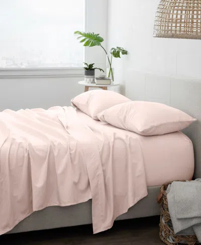 Ienjoy Home Style Simplified 4-pc. Sheet Set, King In Blush
