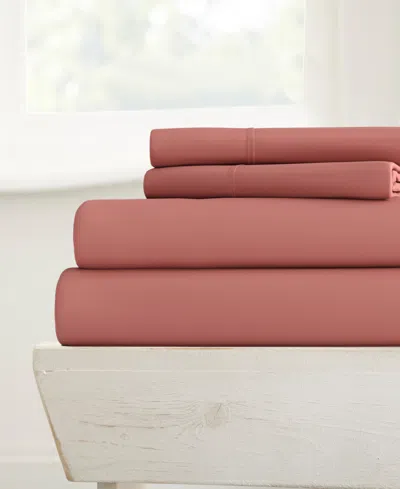 Ienjoy Home Style Simplified 4-pc. Sheet Set, Queen In Clay