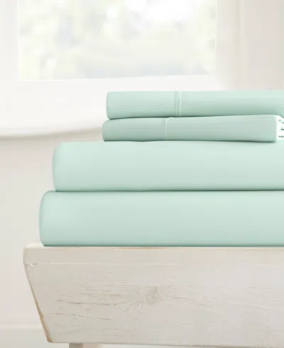 Ienjoy Home Style Simplified 4-pc. Sheet Set, Queen In Mint
