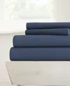 Ienjoy Home Style Simplified 4-pc. Sheet Set, Queen In Navy