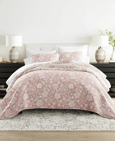 Ienjoy Home Textured Floral Reversible 2-pc. Quilt Set, Twin/twin Xl