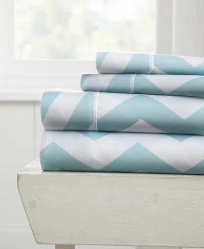 Ienjoy Home The Boho & Beyond Premium Ultra Soft Pattern 4-pc. Sheet Set, Full In Blue
