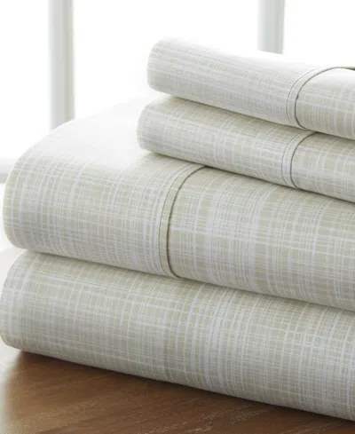 Ienjoy Home The Timeless Classics Premium Ultra Soft Pattern 3-pc. Sheet Set, Twin In Neutral