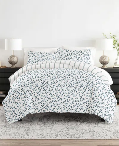 Ienjoy Home Timeless Pattern Reversible 3-pc. Duvet Cover Set, King/california King