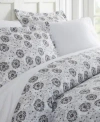 Ienjoy Home Tranquil Sleep Patterned Duvet Cover Set, Twin/twin Xl In Light Grey Make A Wish